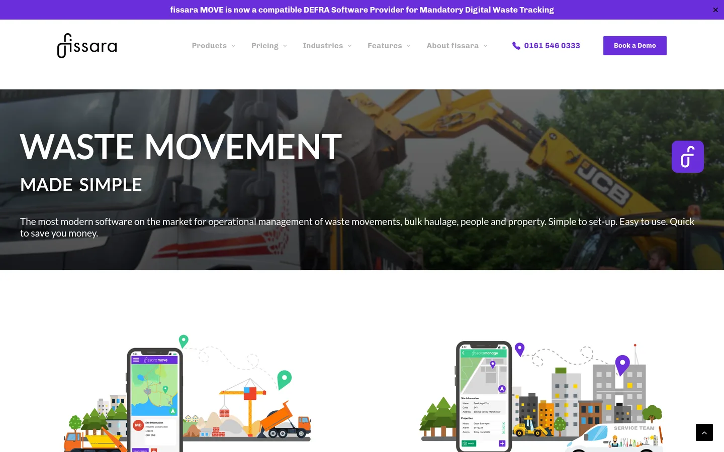 The Fissara MOVE home page